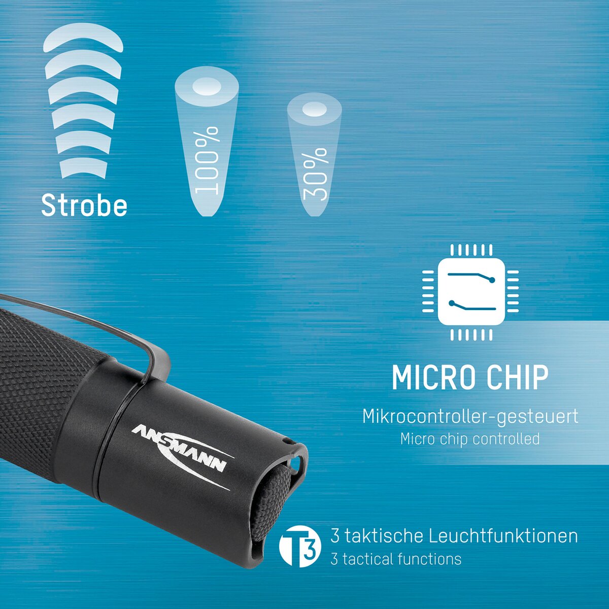 Ansmann M200F 5W LED flashlight