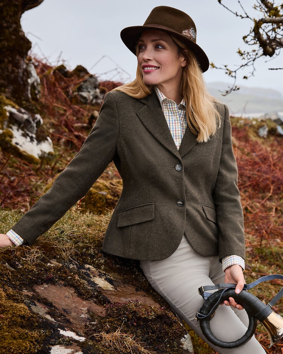 Highmoor blazer (Green Melange)