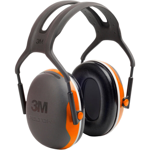 3M Peltor austiņas ar trokšņu slāpēšanu X4A (melnas/oranžas)