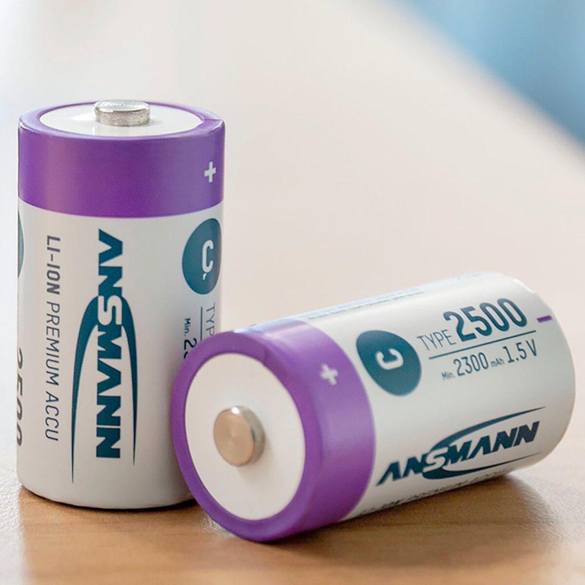 Аккумулятор Ansmann Li-Ion 1,5 В, тип C, 2500 мА·ч – 2 шт.