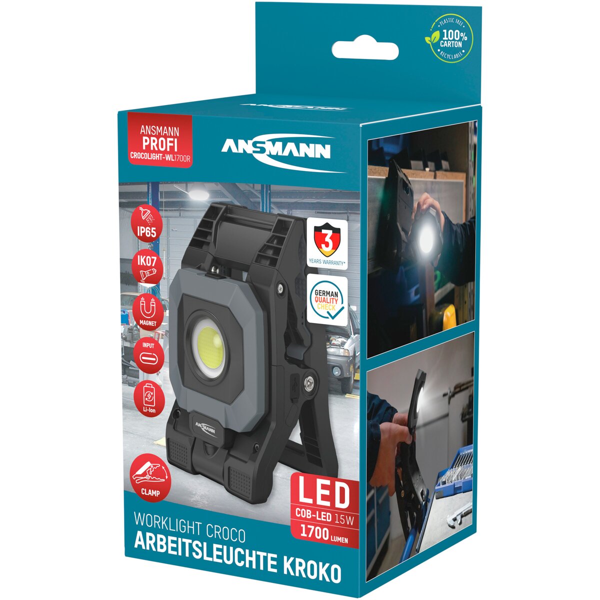 Ansmann Work light Kroco WL1700R