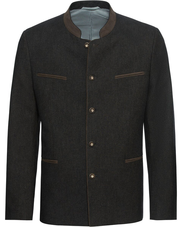 Luis Steindl Cotton jacket with structure (Anthracite)