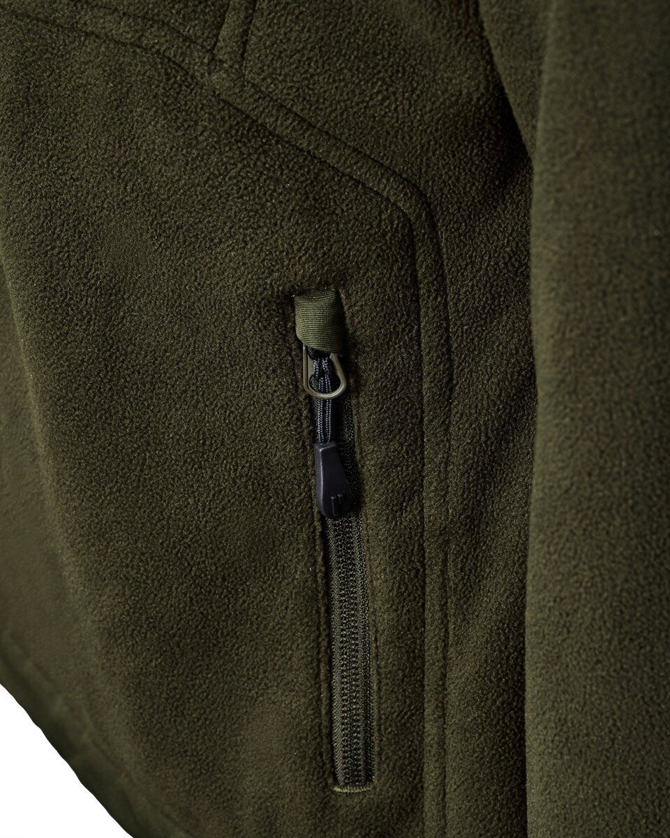 Parforce Women's reversible fleece jacket Reverse Pro (Olive/signal orange)