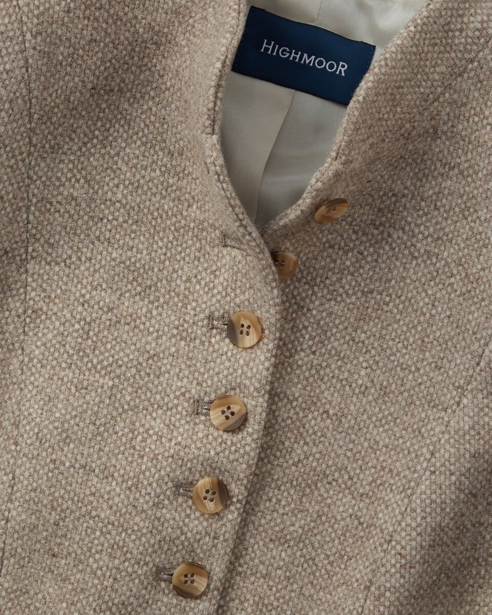 Highmoor Stand-up collar jacket (Natural/light brown)