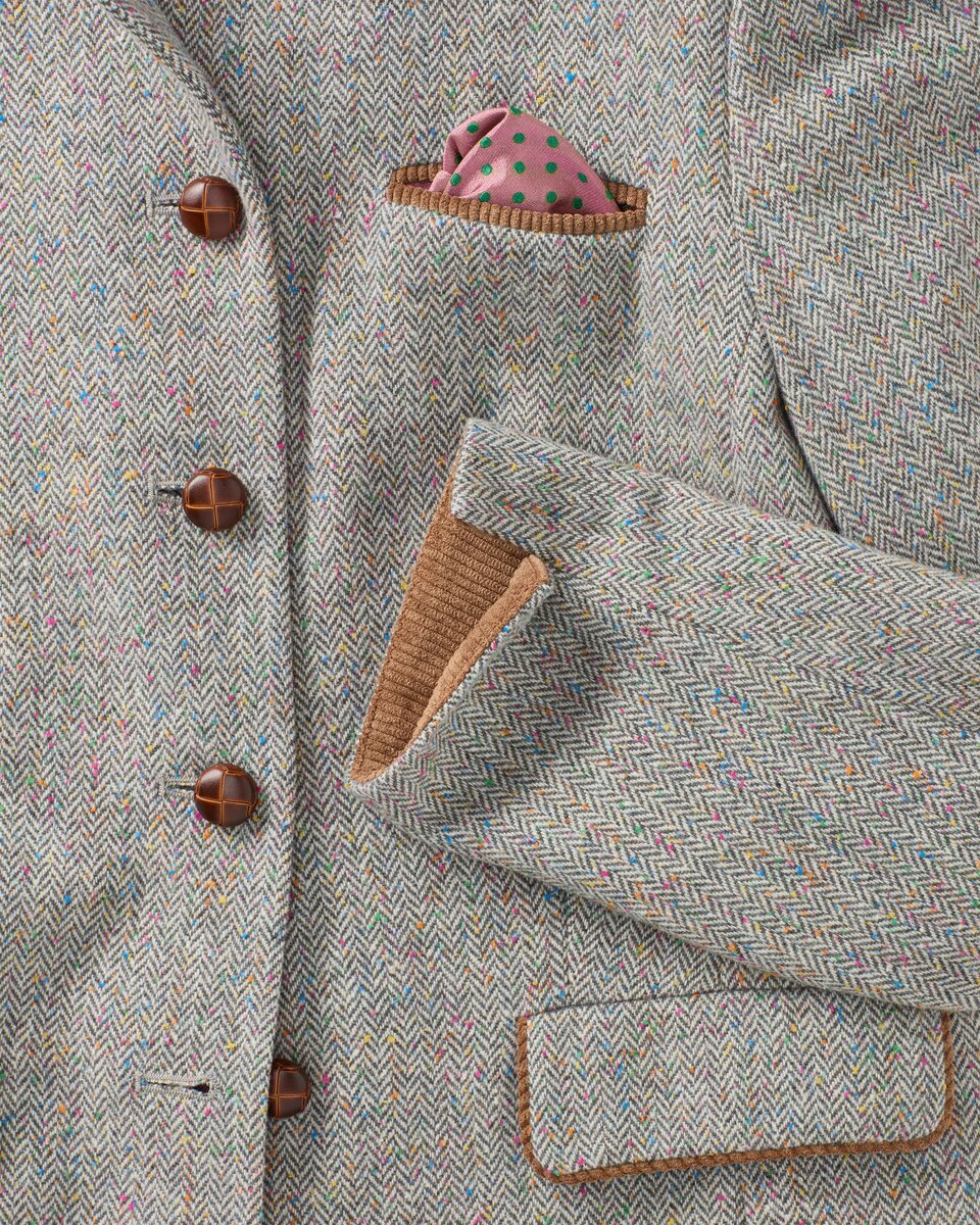 Reitmayer Herringbone frock coat (Blue/Grey)