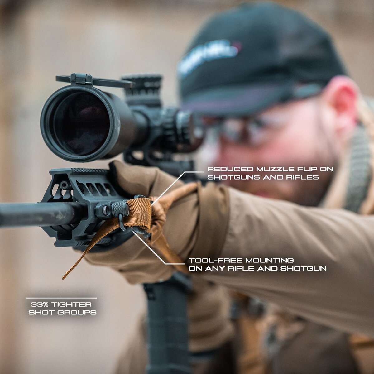 Corelock Defense Systems Tactical rifle sling DH24 LOOP (Coyote Tan)