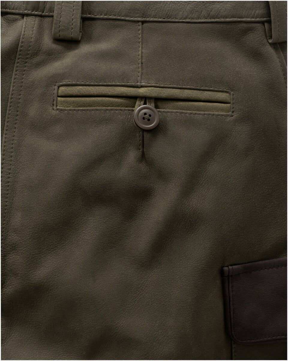 Parforce Women's Prestige Full Bull ādas bikses (olīvu/brūnas)
