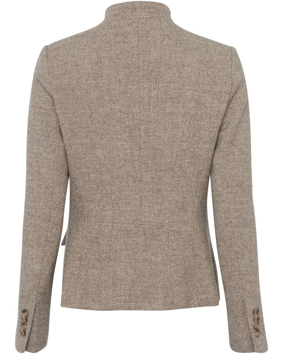 Highmoor Stand-up collar jacket (Natural/light brown)