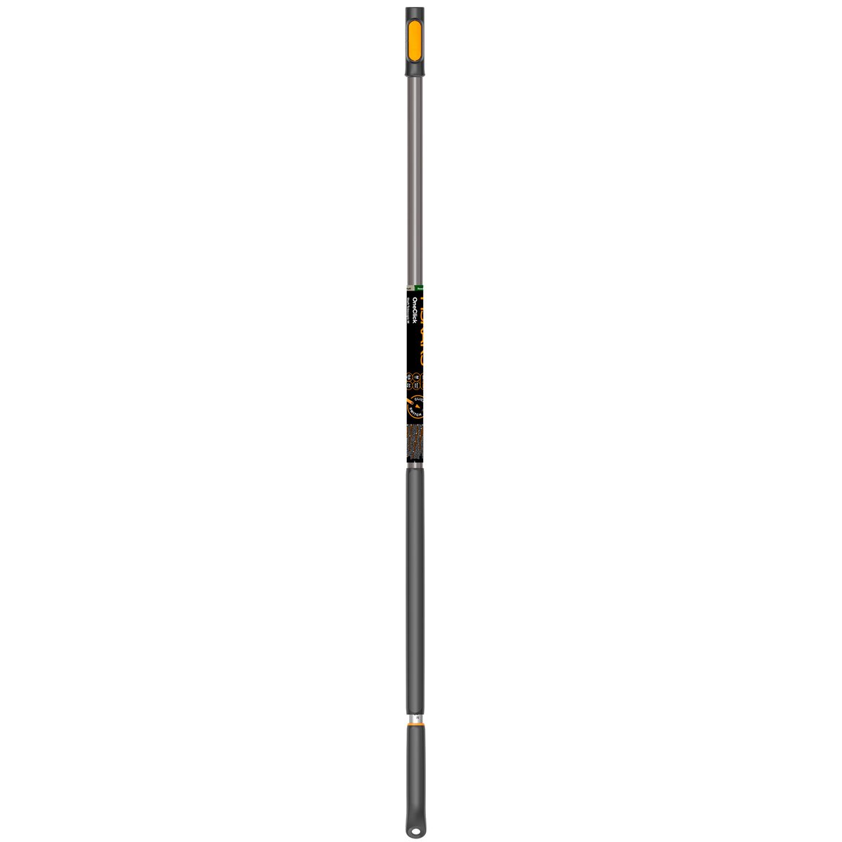 Fiskars OneClick teleskopiskais rokturis (M izmērs – roktura garums 119–179 cm – svars apm. 600 g)