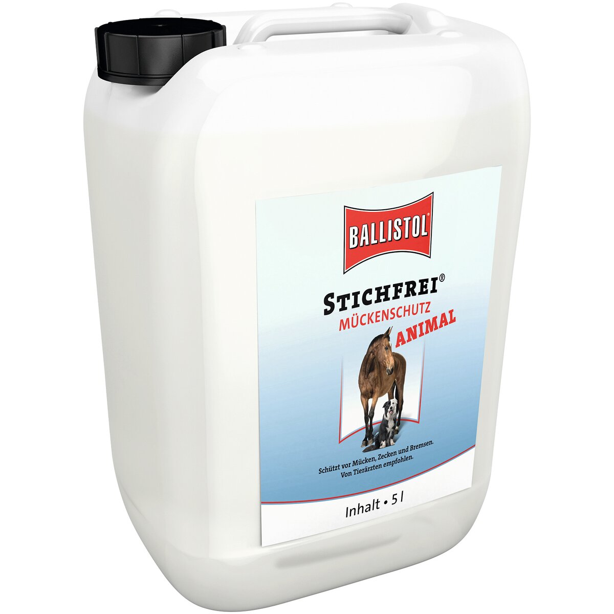 Отпугиватель насекомых BALLISTOL Insect repellent sting-free animal (канистра, 5 литров) 5 л