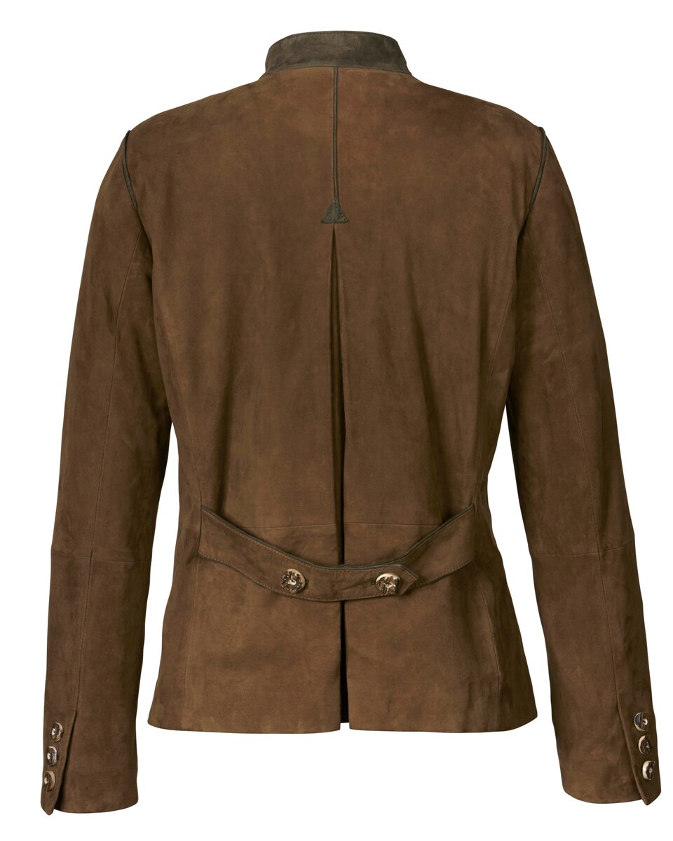Luis Steindl Leather jacket (Cognac/Green/Red)