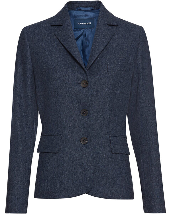 Highmoor Lightweight wool blazer (Jeans blue)