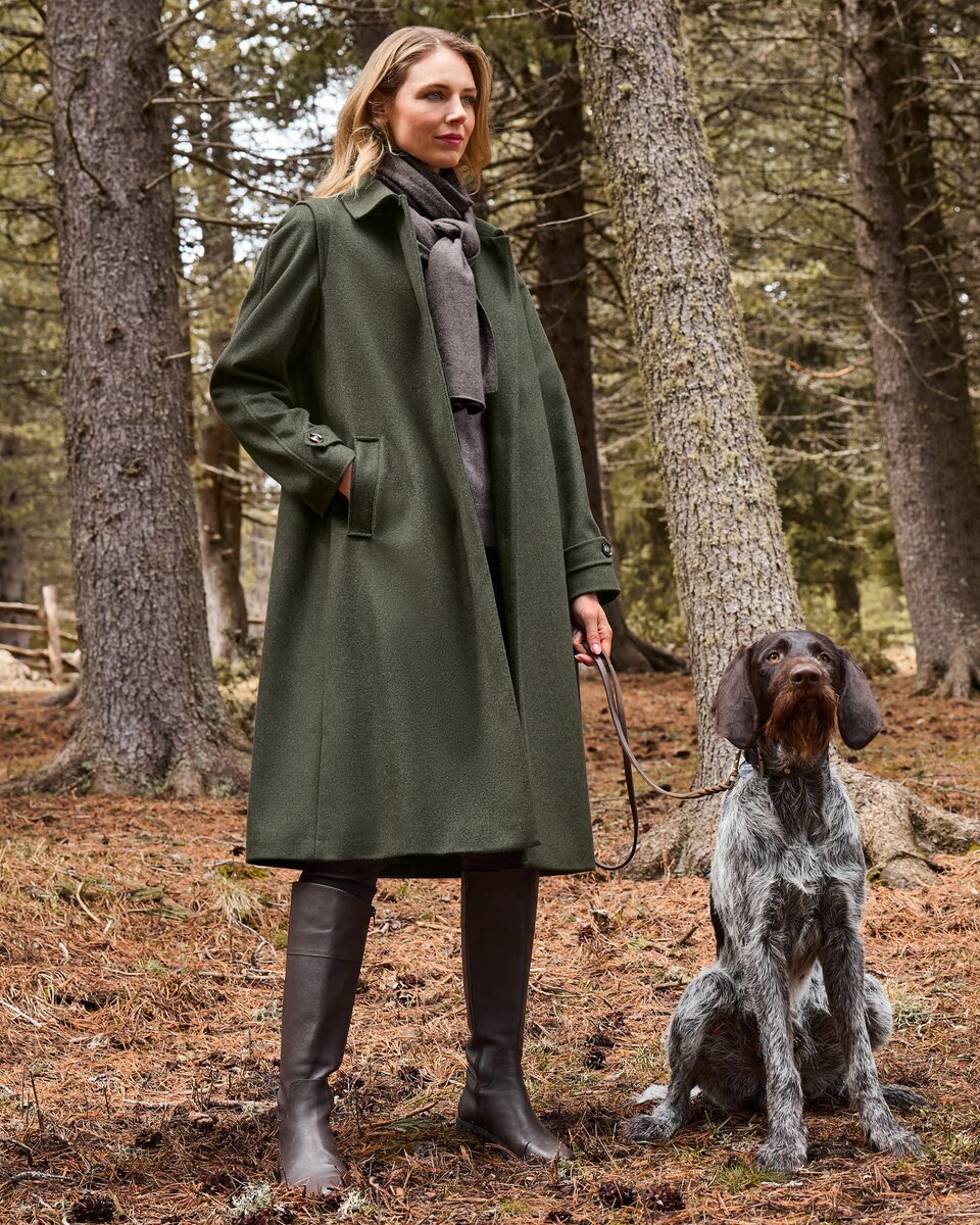 Luis Steindl Hubertuscoat (Loden green melange)