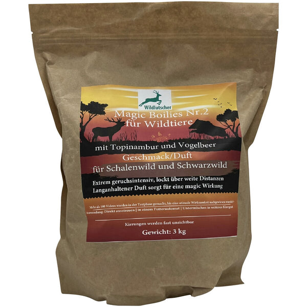 Wildlutscher Magic Boilies Nr.2 Topinambūrs 3 kg
