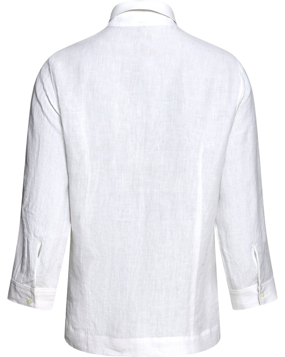 Блузка Highmoor Linen со складками (белая)