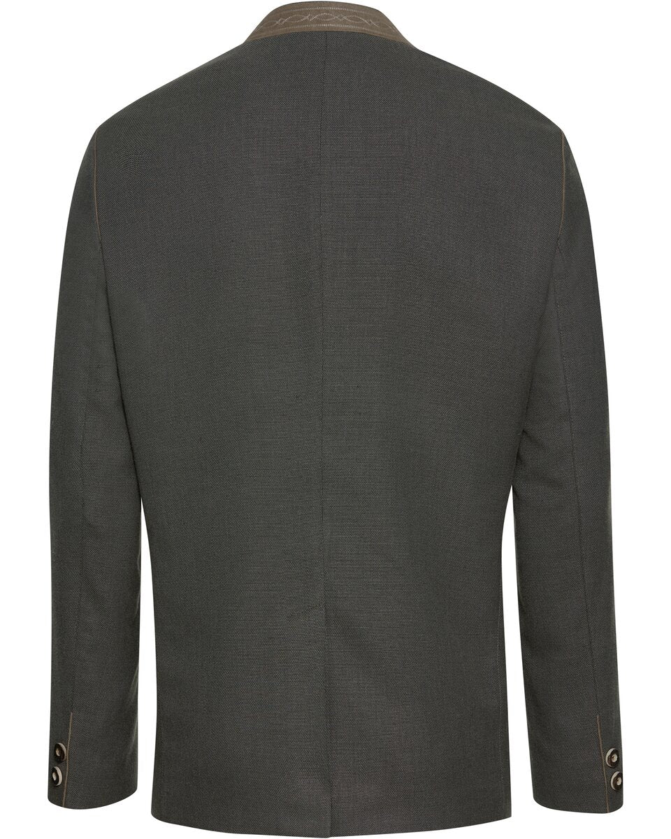 Luis Steindl Jacket with piped pockets (Olive)
