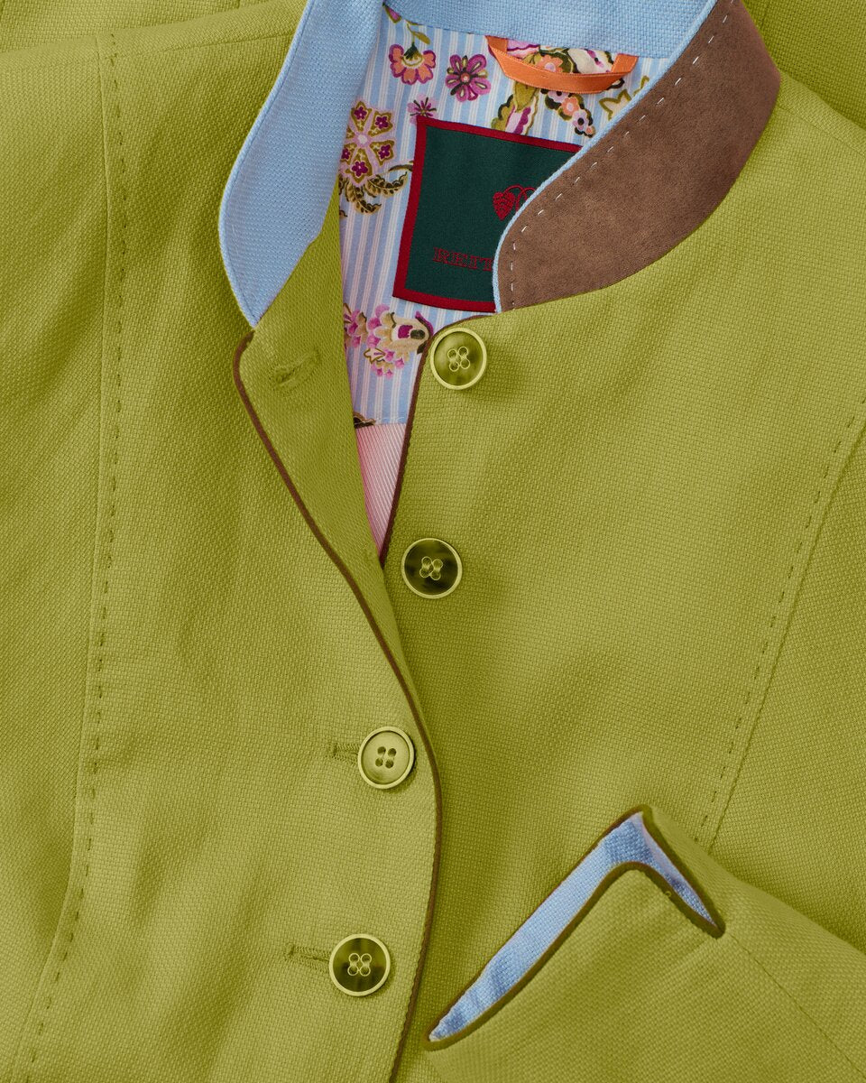 Reitmayer frock coat with contrasting details (Green)