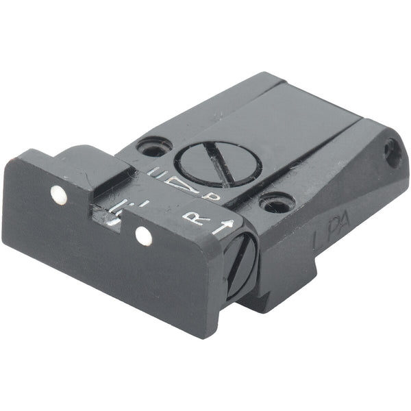 LPA tēmēkļa viziera baltie punkti (Walther Q5 Match SF, Black Diamond, Q4 OR)
