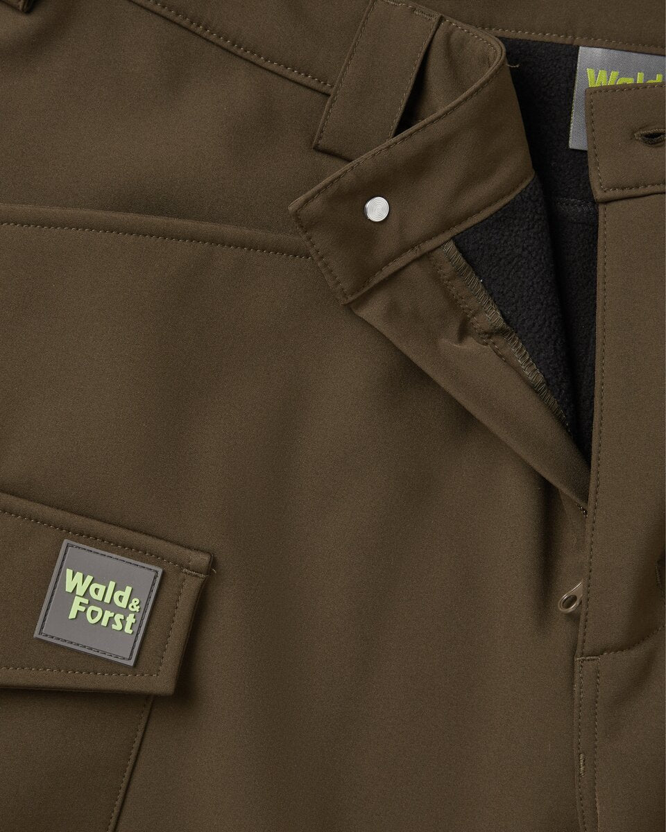 Wald & Forst Softshell medību bikses Robur (Olīvzaļas)