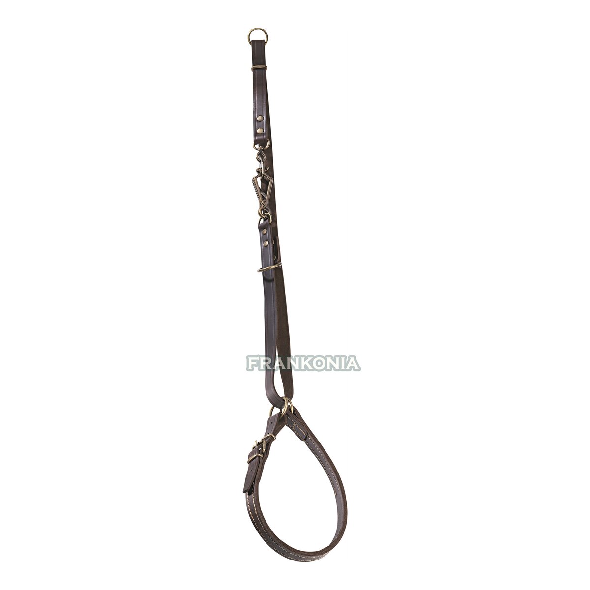 Heim Leash – with normal collar (Leather 45cm brown)