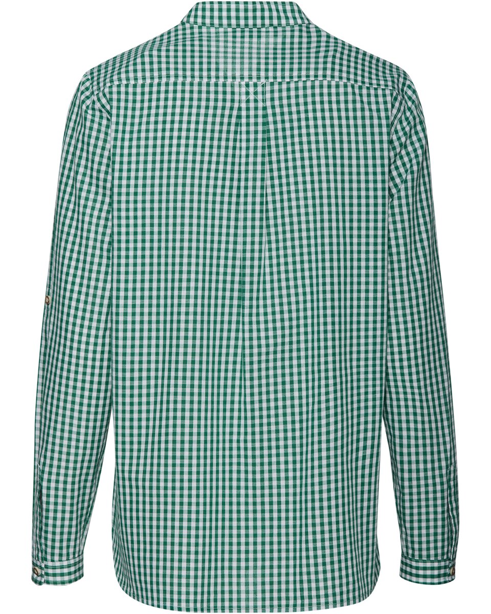 Luis Steindl Slip-on blouse with Vichy check (Green white)