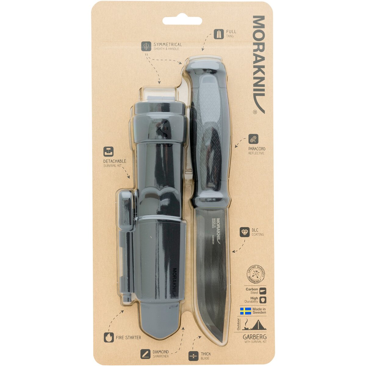 Morakniv Outdoor knife survival kit Garberg BlackBlade (Version )