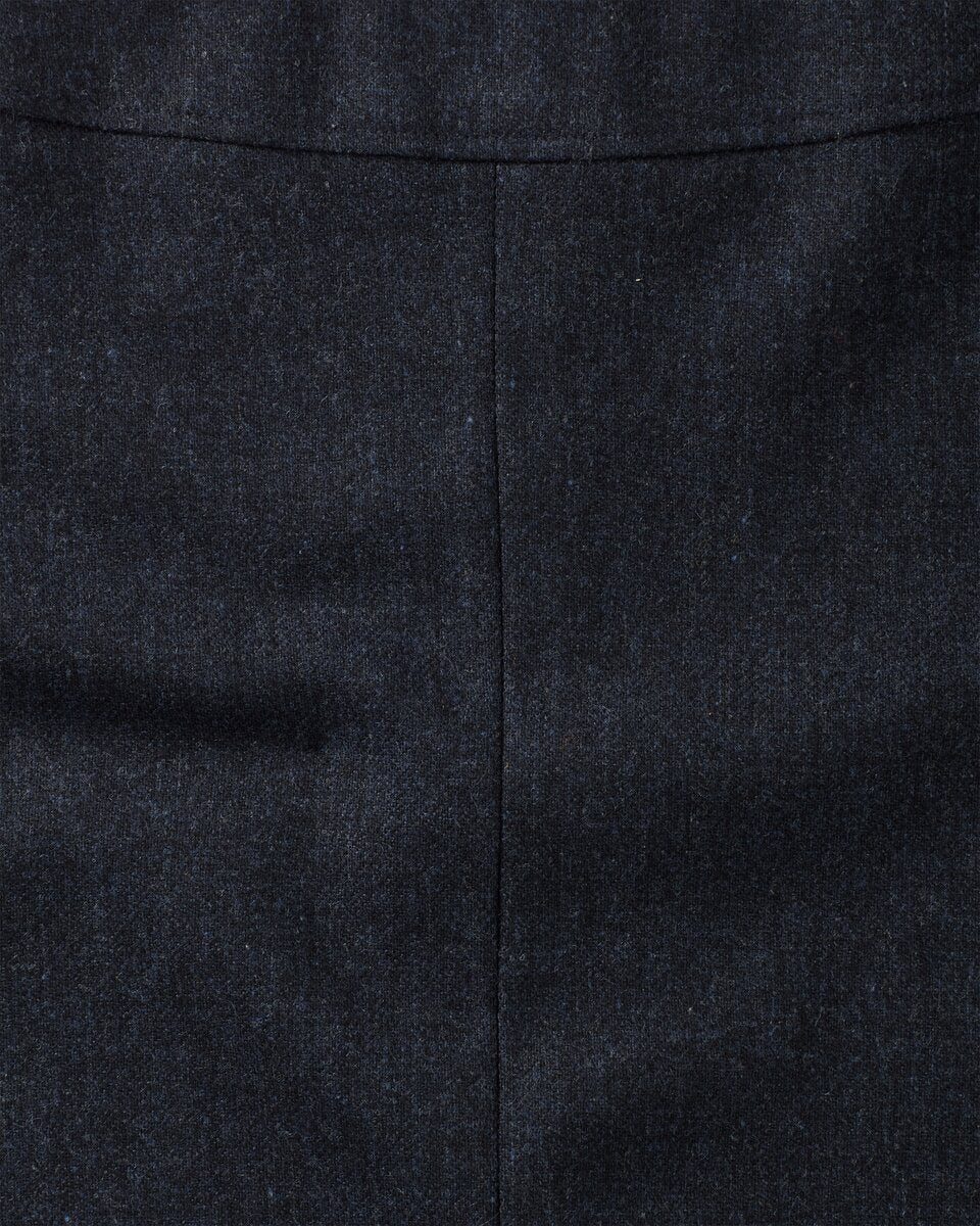 Highmoor Flared tweed skirt (Marine)