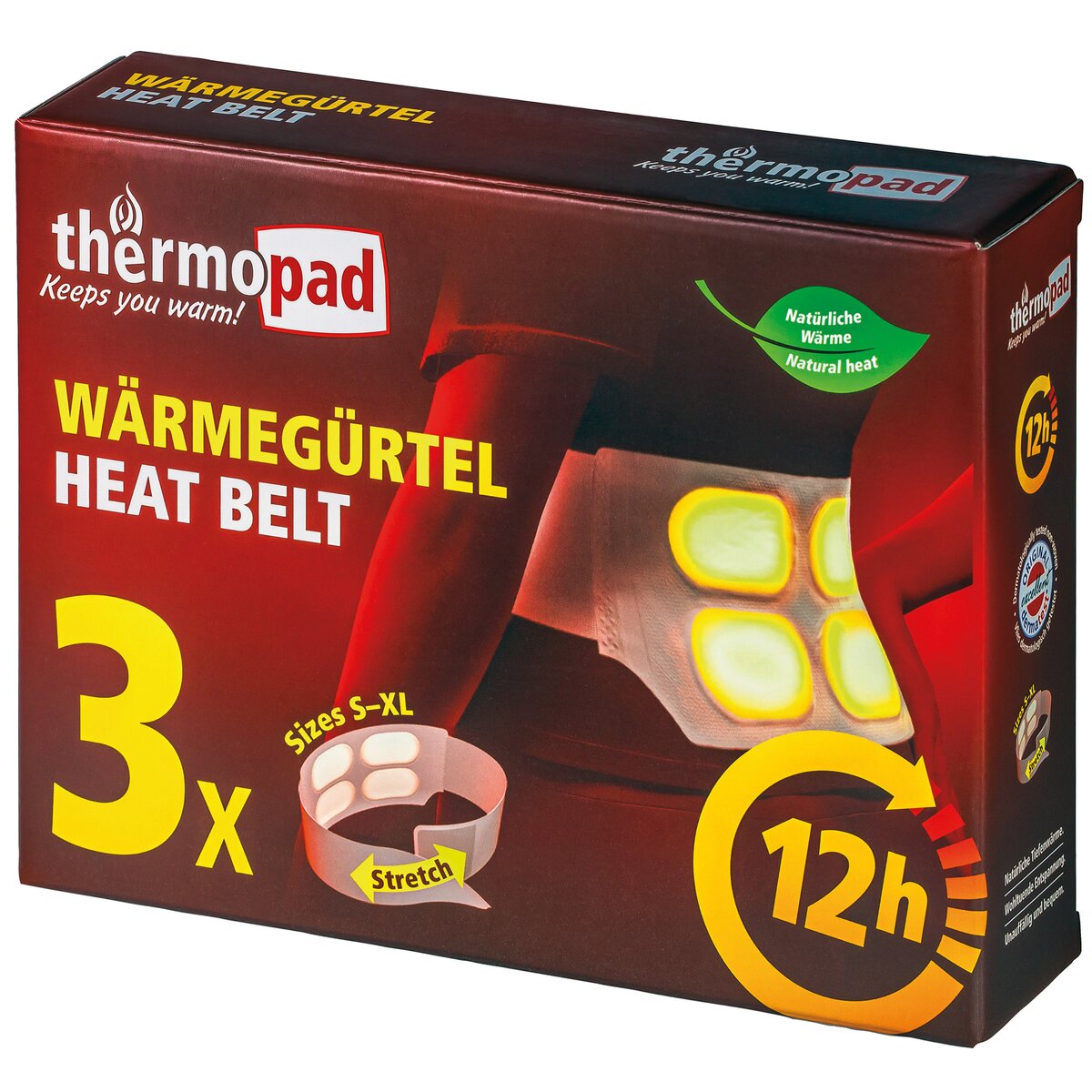 Тепловой пояс Thermopad – 3 штуки