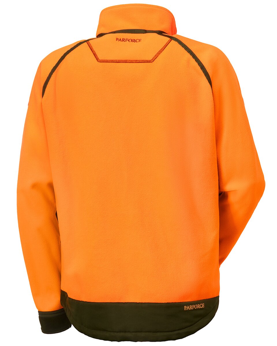 Parforce Reversible fleece jacket Reverse Pro (Olive/signal orange)