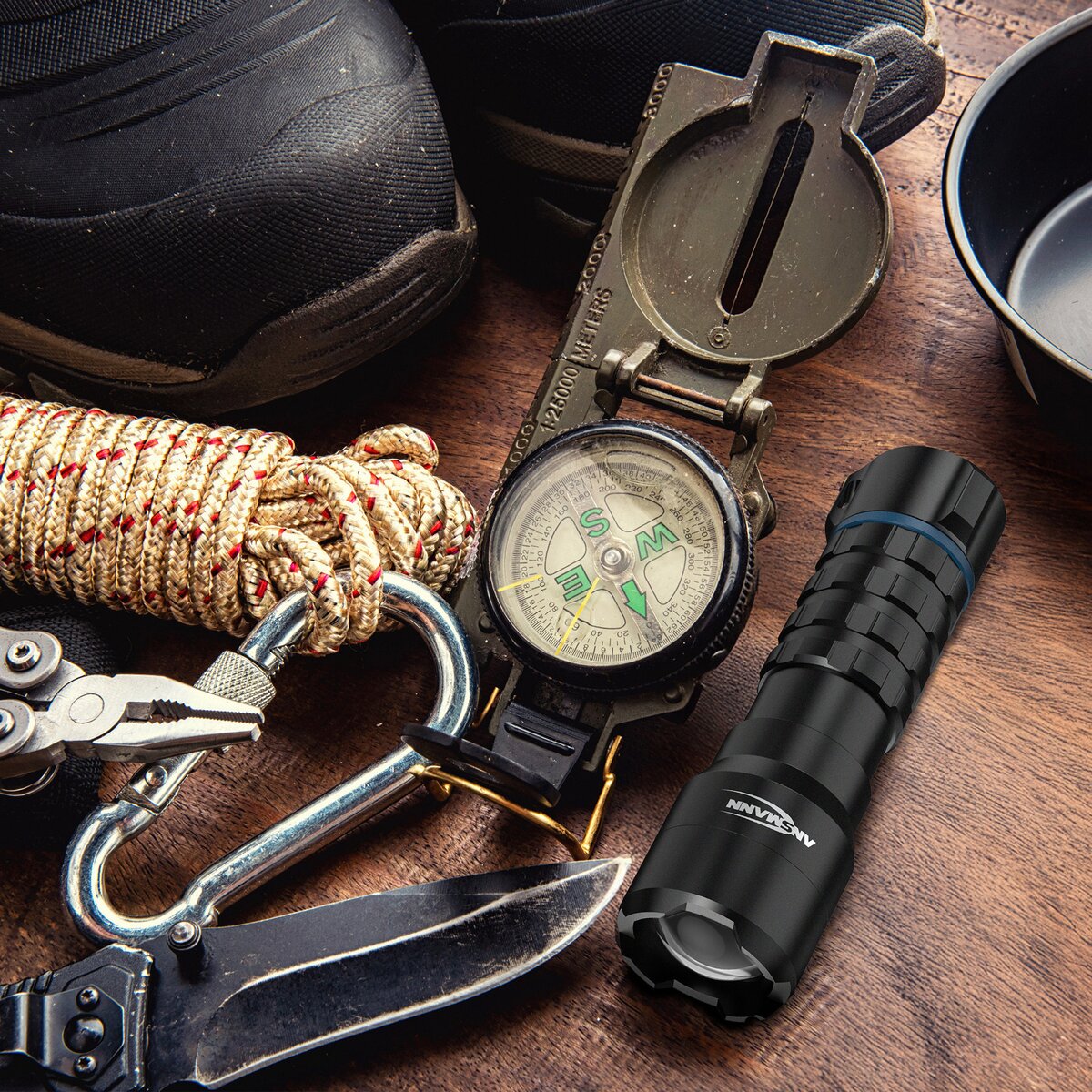 Ansmann Flashlight Survival TS450RF