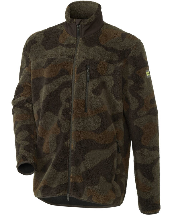 Wald & Forst flīsa jaka Camo (Olīvu kamuflāža)