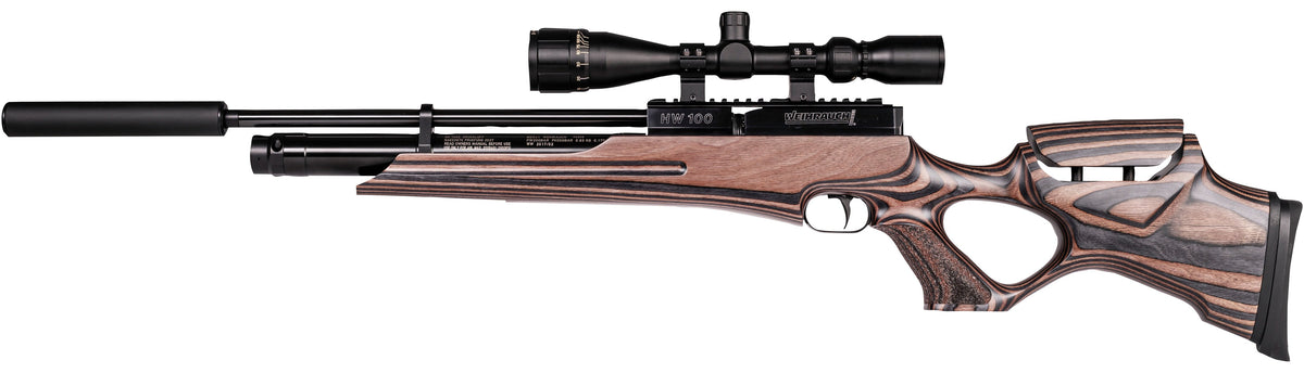 Weihrauch Sport compressed air rifle HW 100 T laminated wood (Kaliber 4,50)