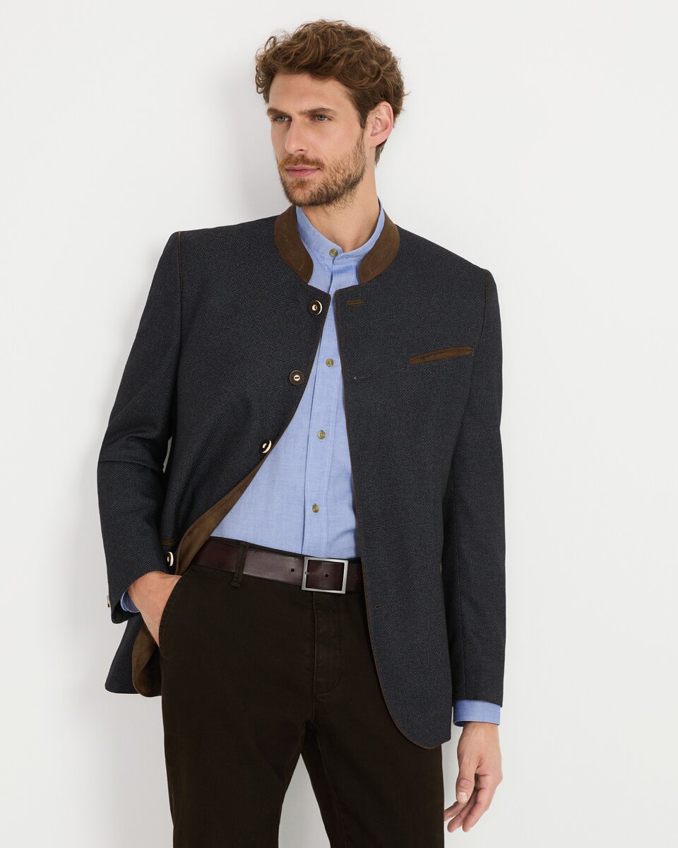 Luis Steindl Jacket with box pleat (Anthracite)