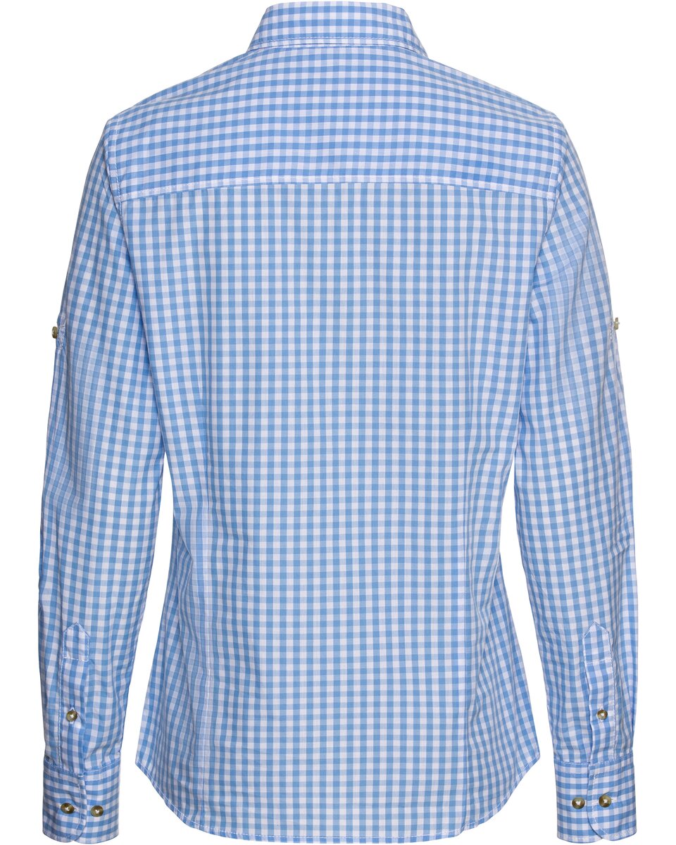 Luis Steindl Vichy check blouse (Light Blue)