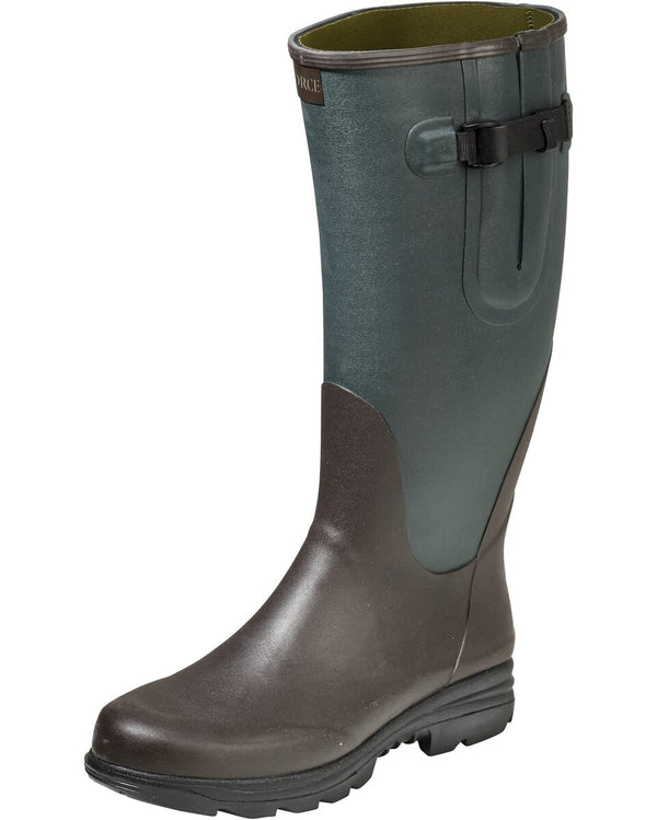 Parforce Rubber boots with neoprene lining NEO-2 (Olive/brown)