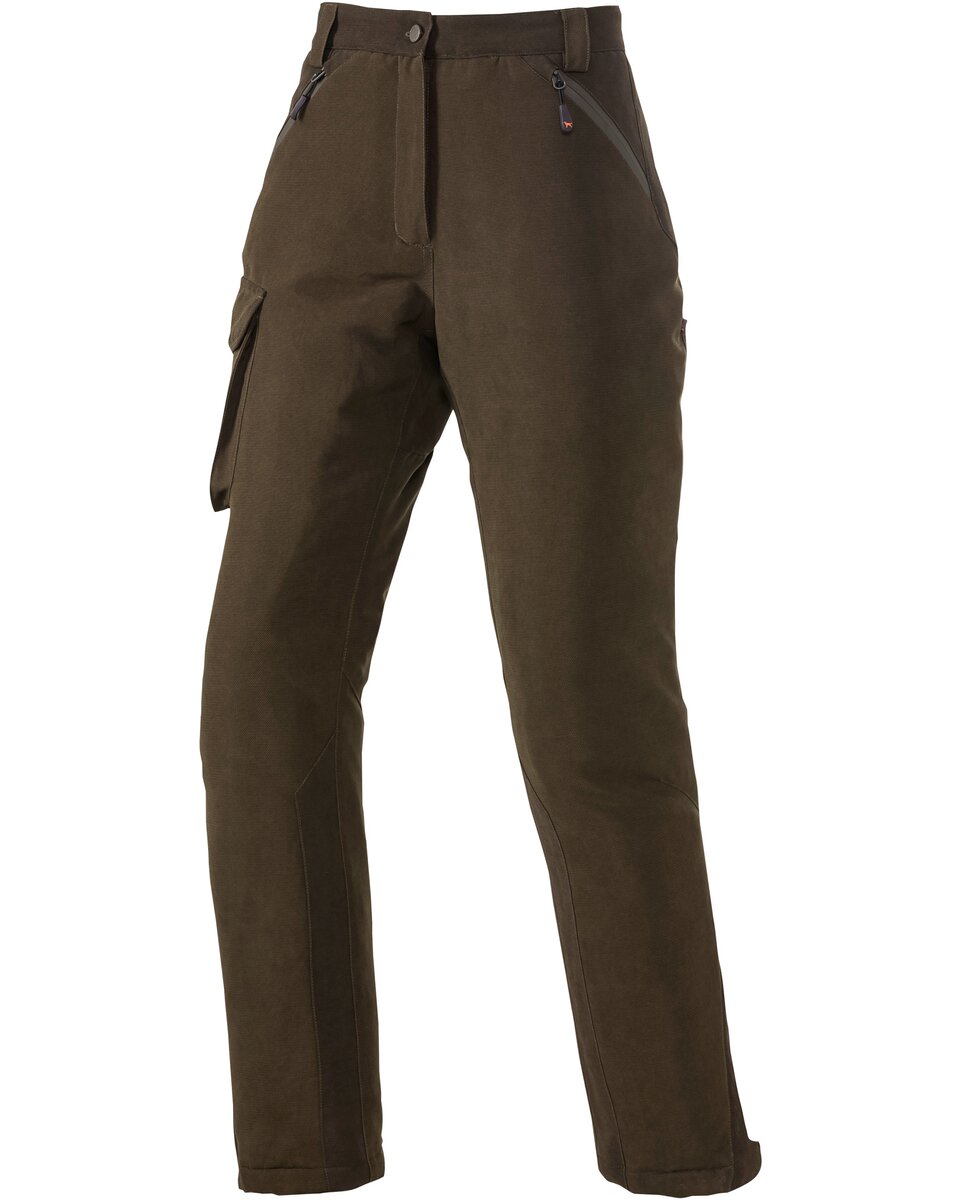 Parforce Women's winter hunting trousers Huntex Take-Off bib (Olive)