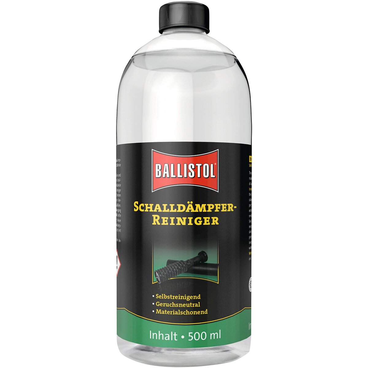 BALLISTOL trokšņa slāpētāja tīrītājs (tilpums 500 ml) 0,5 l