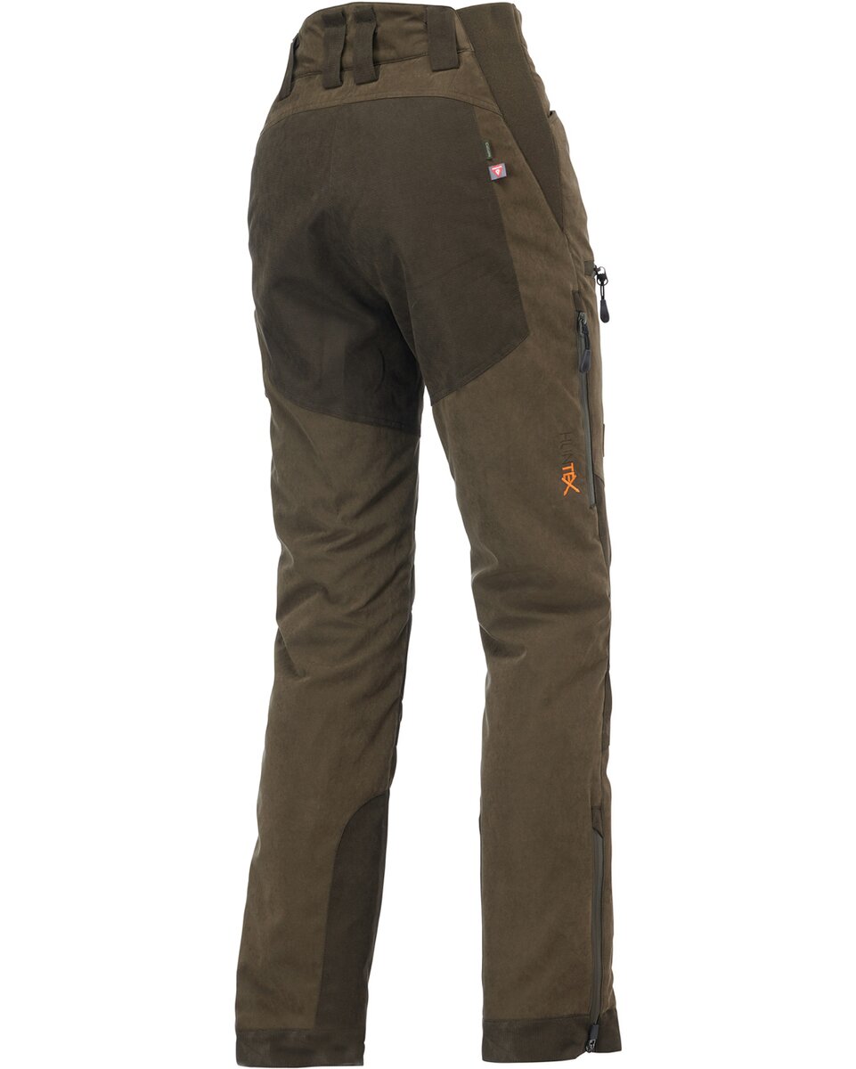 Женские зимние брюки для ходовой охоты Parforce Huntex Primaloft (оливковые)