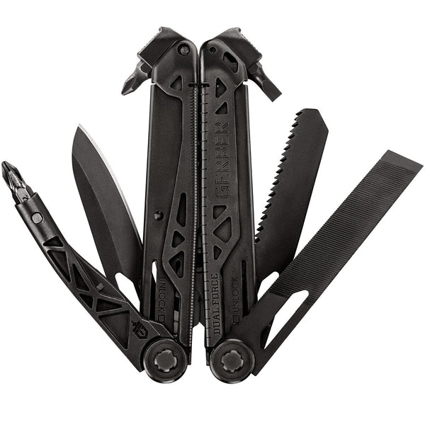 Gerber daudzfunkcionālais instruments Dual Force (melns)