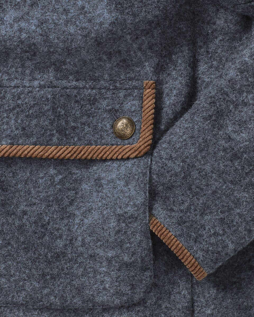 Reitmayer Jacket with corduroy collar (Blue)