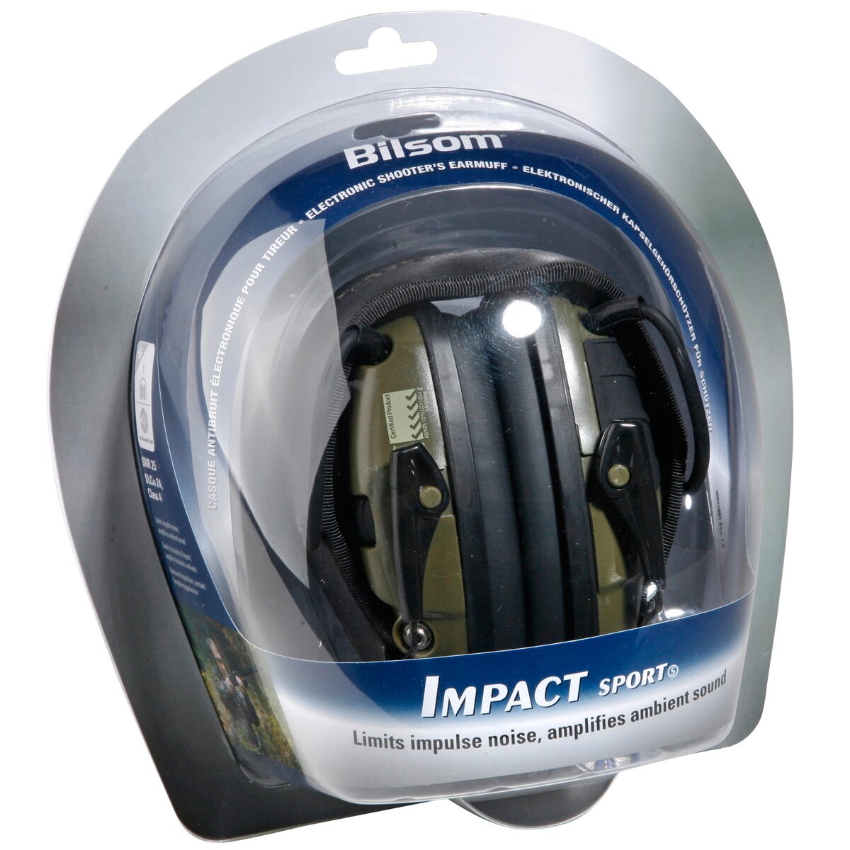 Howard Leight Impact Sport hearing protection (Olive)