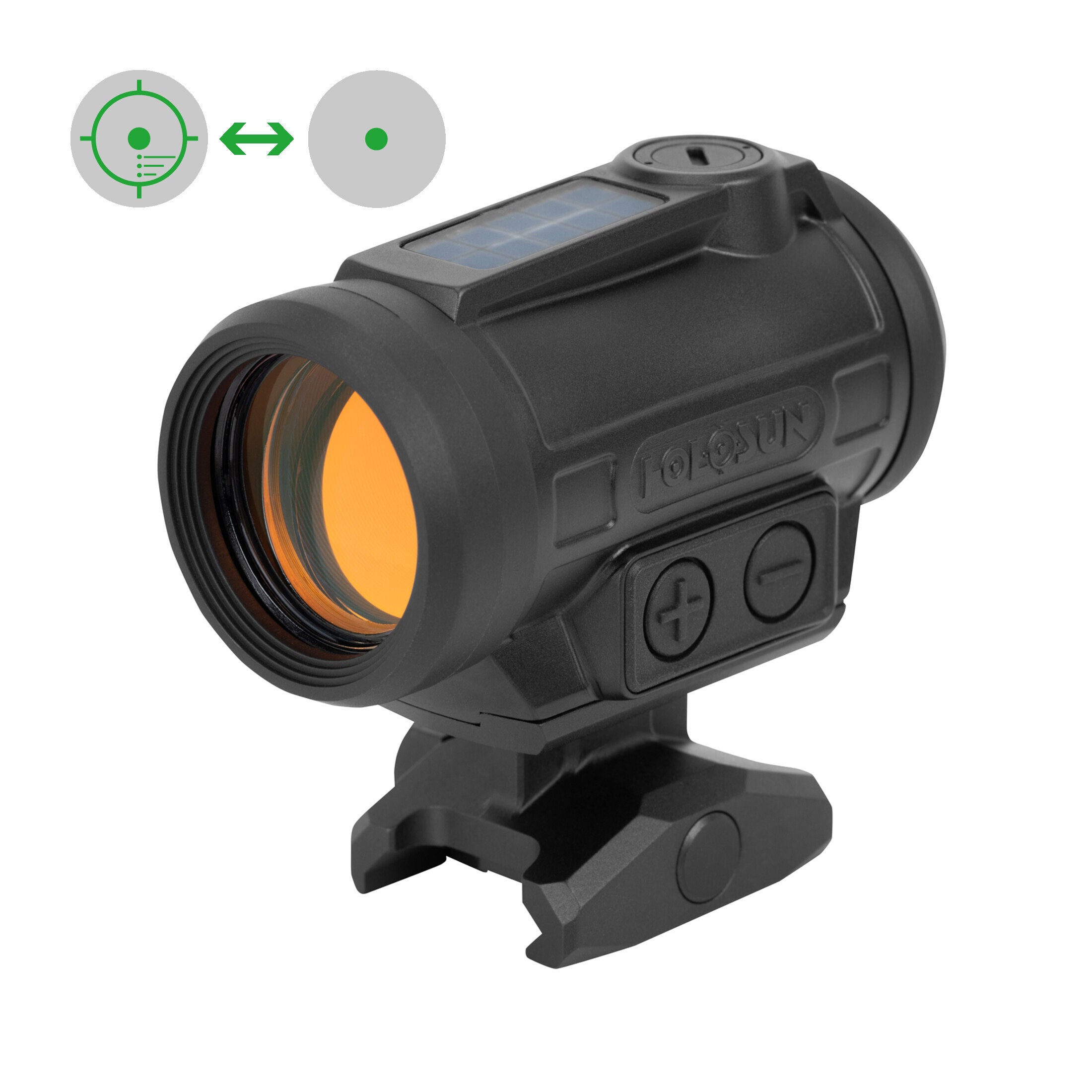 ARO-EVO-GR-SPR — Green BDC Reticle/Solar/6061