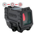 AEMS-EVO-DUAL — Red Circle Dot, Solar, Green & IR Laser