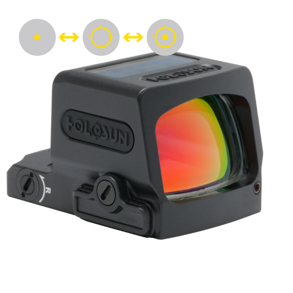 EPS-CORE-GD-MRS — Gold Circle Dot Reticle, 6061 Aluminum, Enclosed