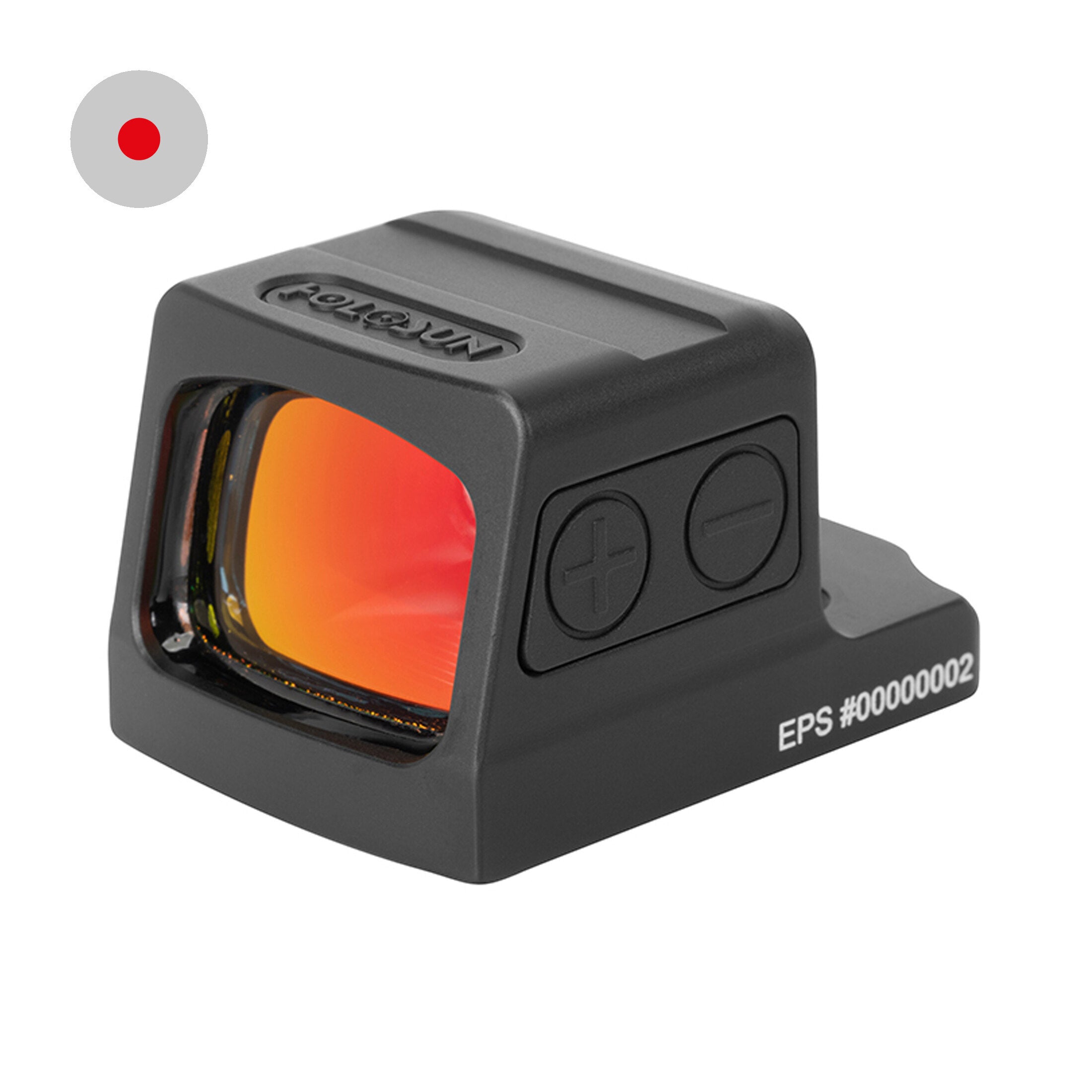 EPS-RD-6 — Red 6 MOA Dot, 7075 Aluminum, Enclosed