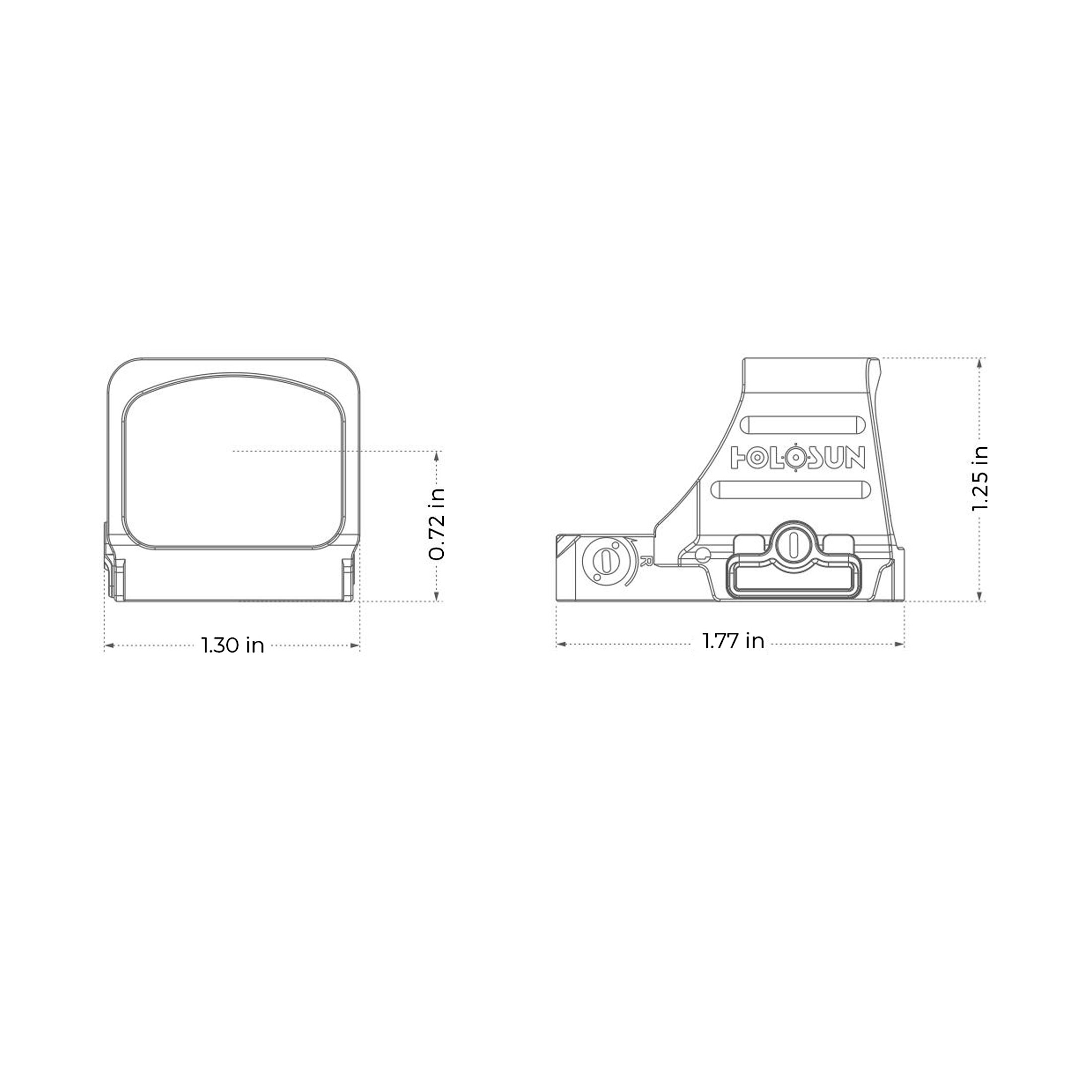 HS507COMP-RD — Red Multi Reticle/Shake Awake