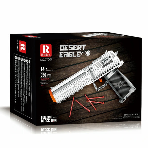 Reobrix Desert Eagle — Celtniecības Bloku Modeļa Komplekts (408 gab.)