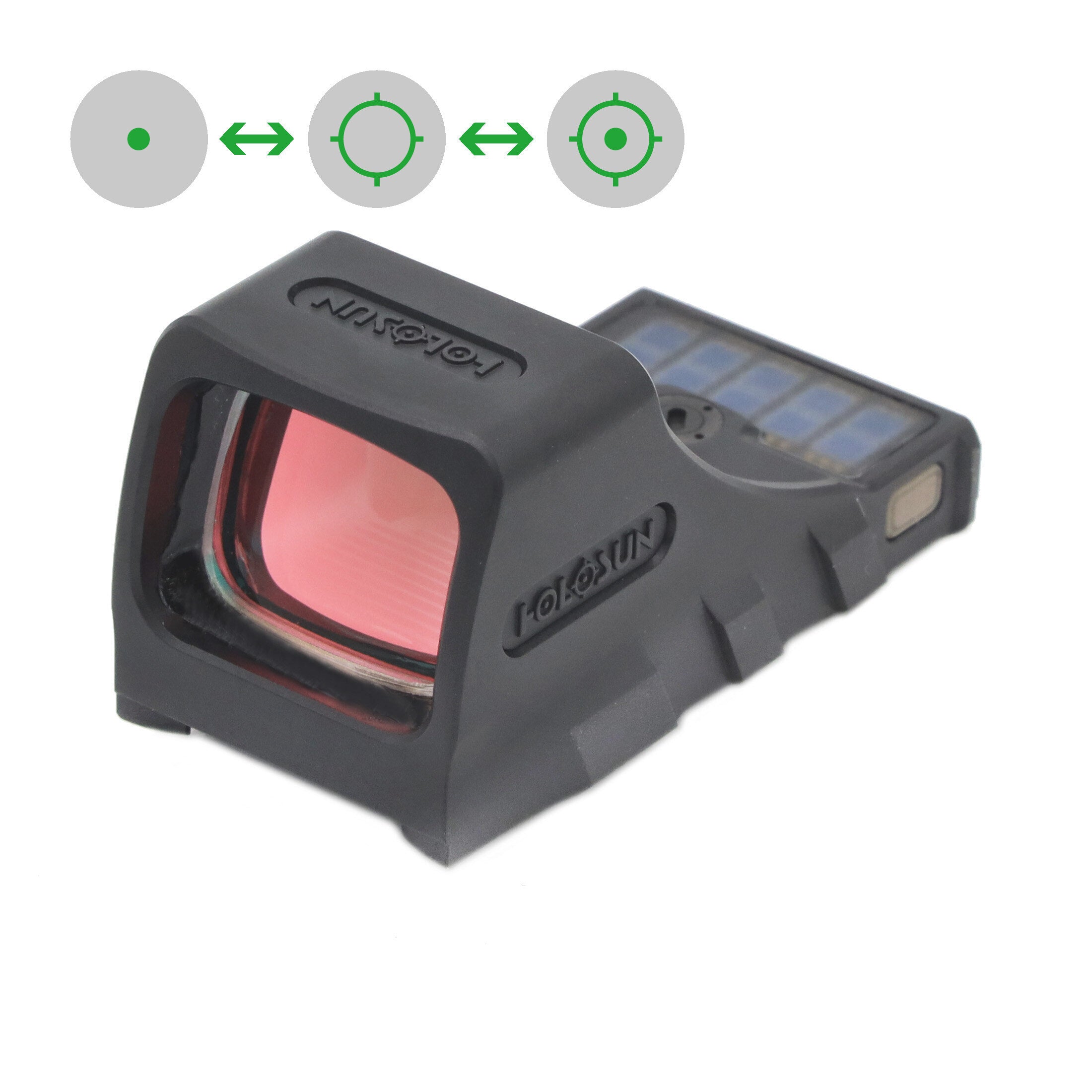 SCS-PDP-GR — Aluminum/Solar/Circle Dot/Green/PDP