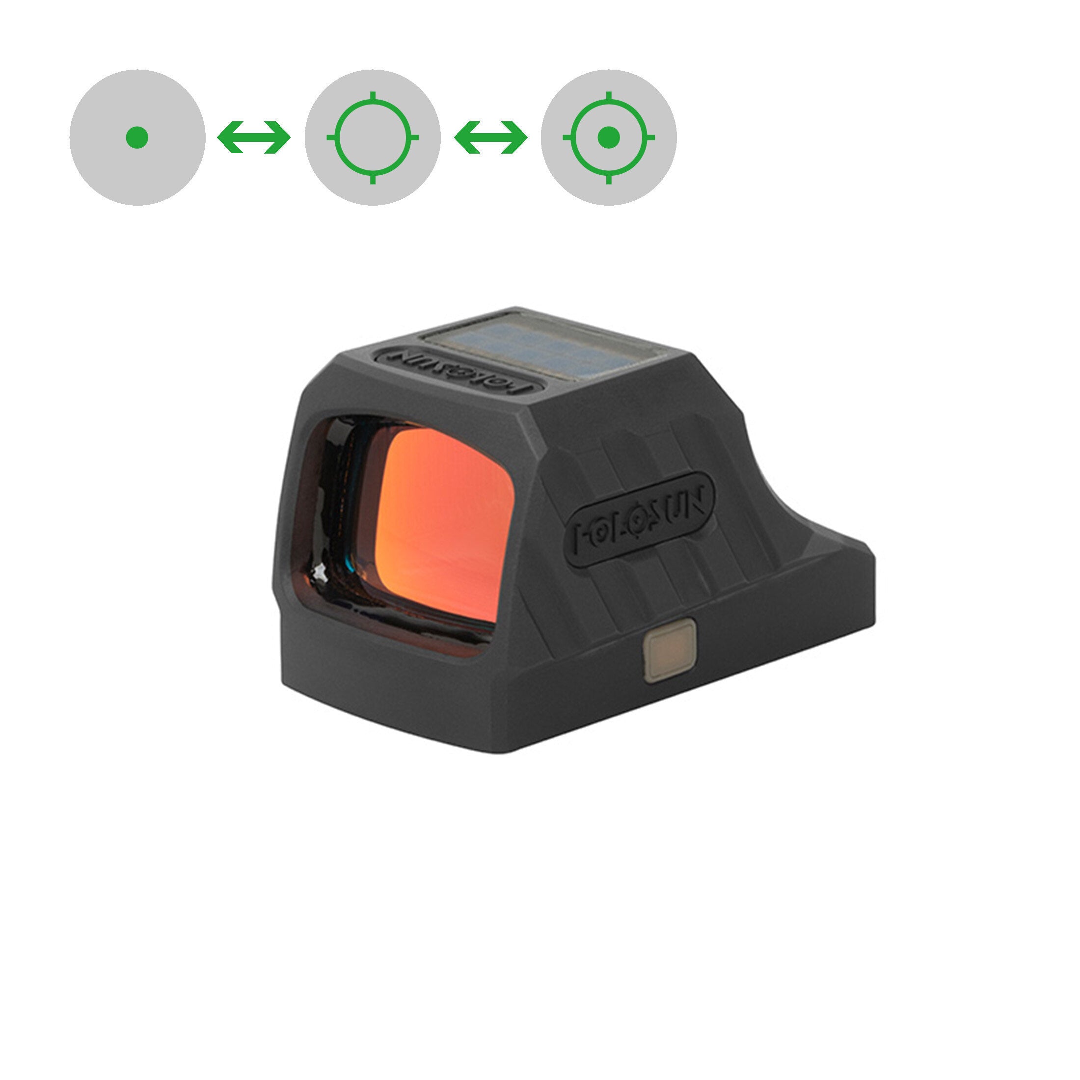 SCS-320-GR — Aluminum/Solar/Circle Dot/Green/P320