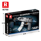 Reobrix Scorpion Submachine Gun — Building Block Model Kit (566 pcs)